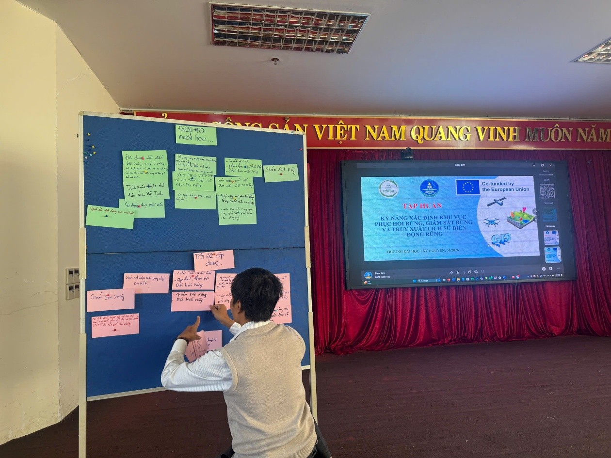 TUN Training Workshop on Identifying Restoration Areas, Forest Monitoring, and Tracing Forest Change History 